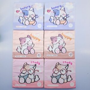 دستمال کاغذی طرح گربه