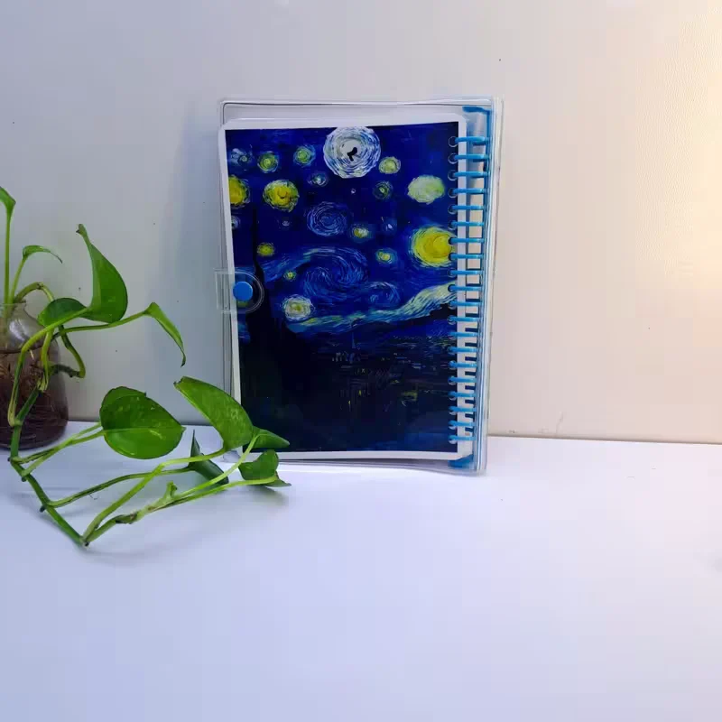 کلاسور شفاف طرح ونگوگ