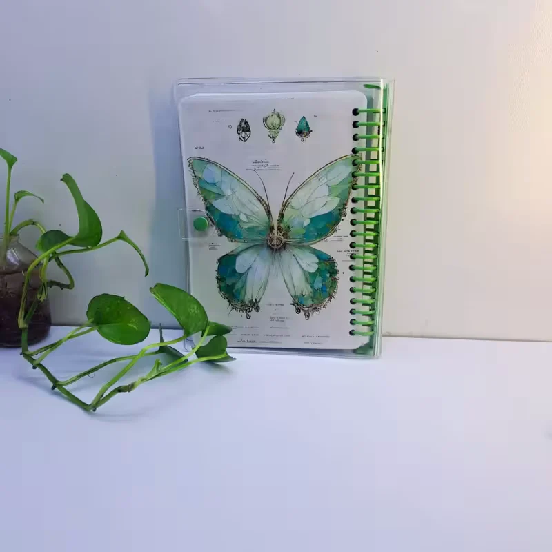 کلاسور شفاف سبز پروانه