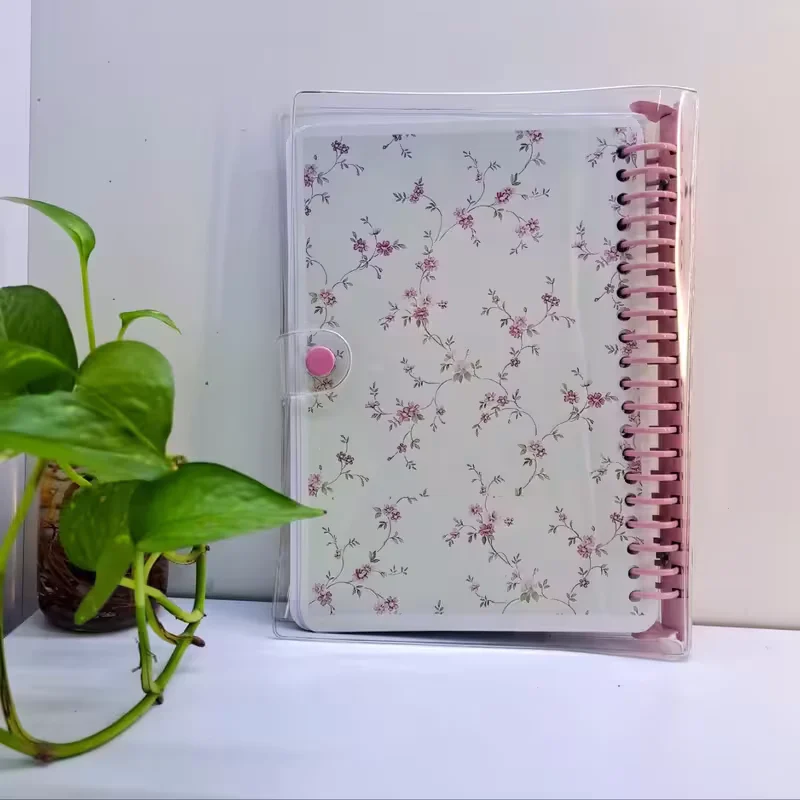 کلاسور شفاف گل ریز