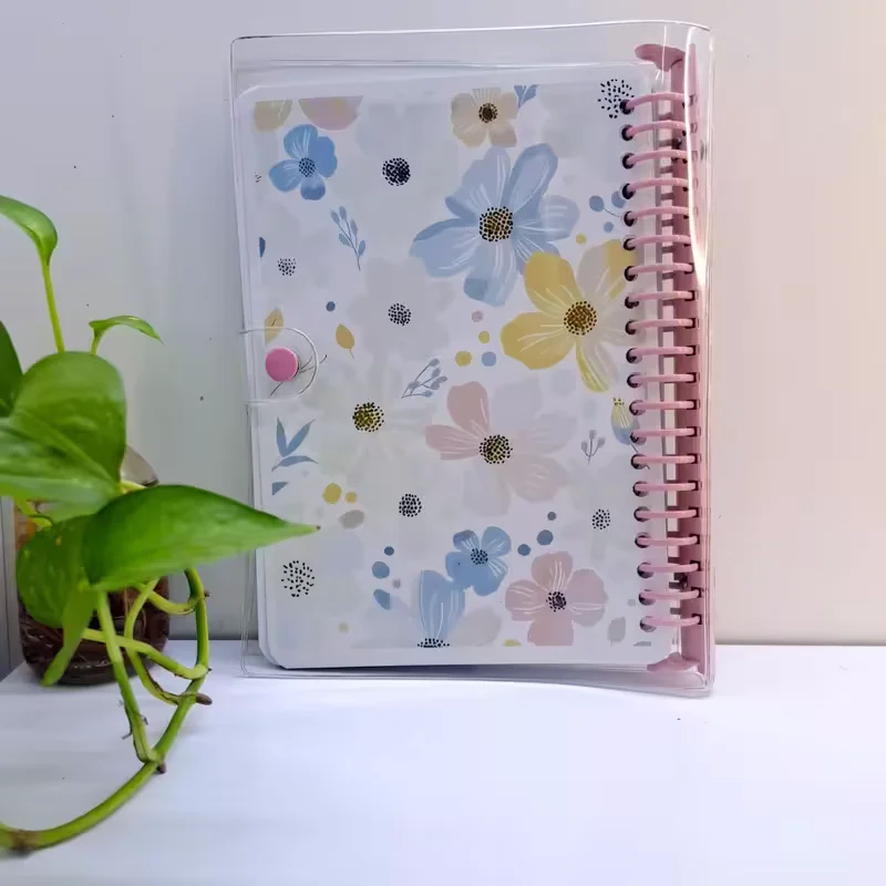 کلاسور شفاف گل درشت