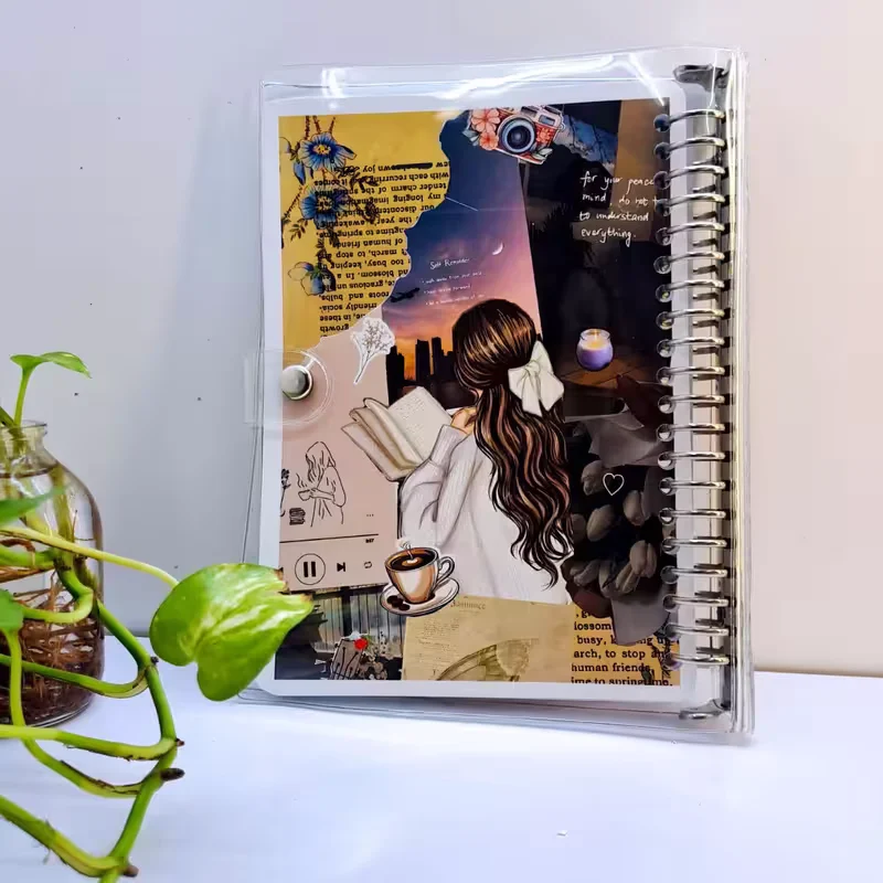 کلاسور شفاف طرح دختر