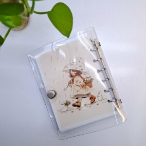 کلاسور شفاف سایز آ6 طرح دختر